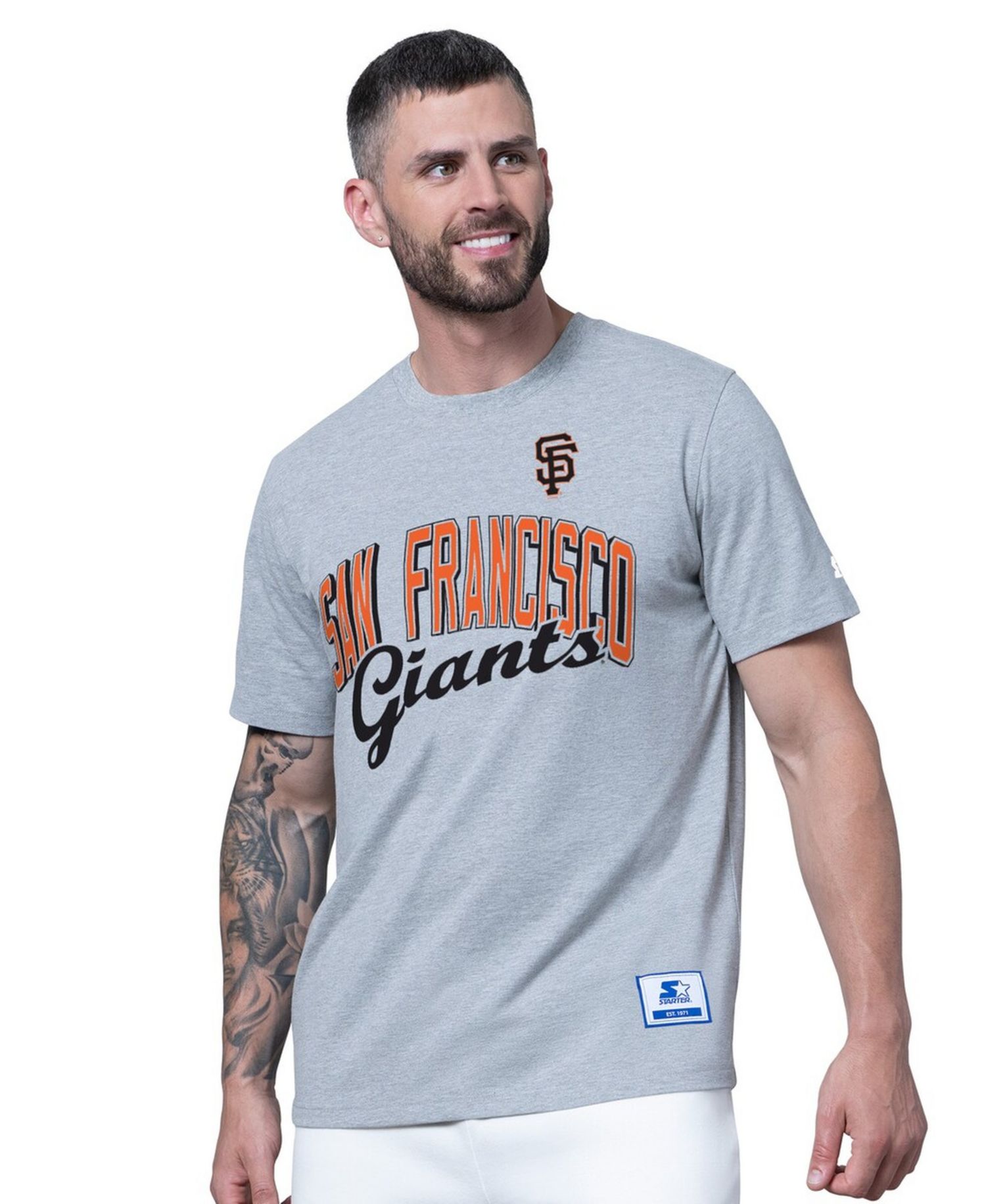 Men's Black/Heather Gray San Francisco Giants Two-Pack T-Shirt Set
