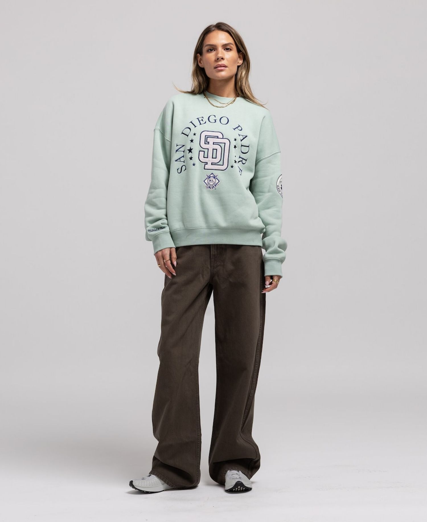 Women's Green San Diego Padres Yacht Rock Sweatshirt