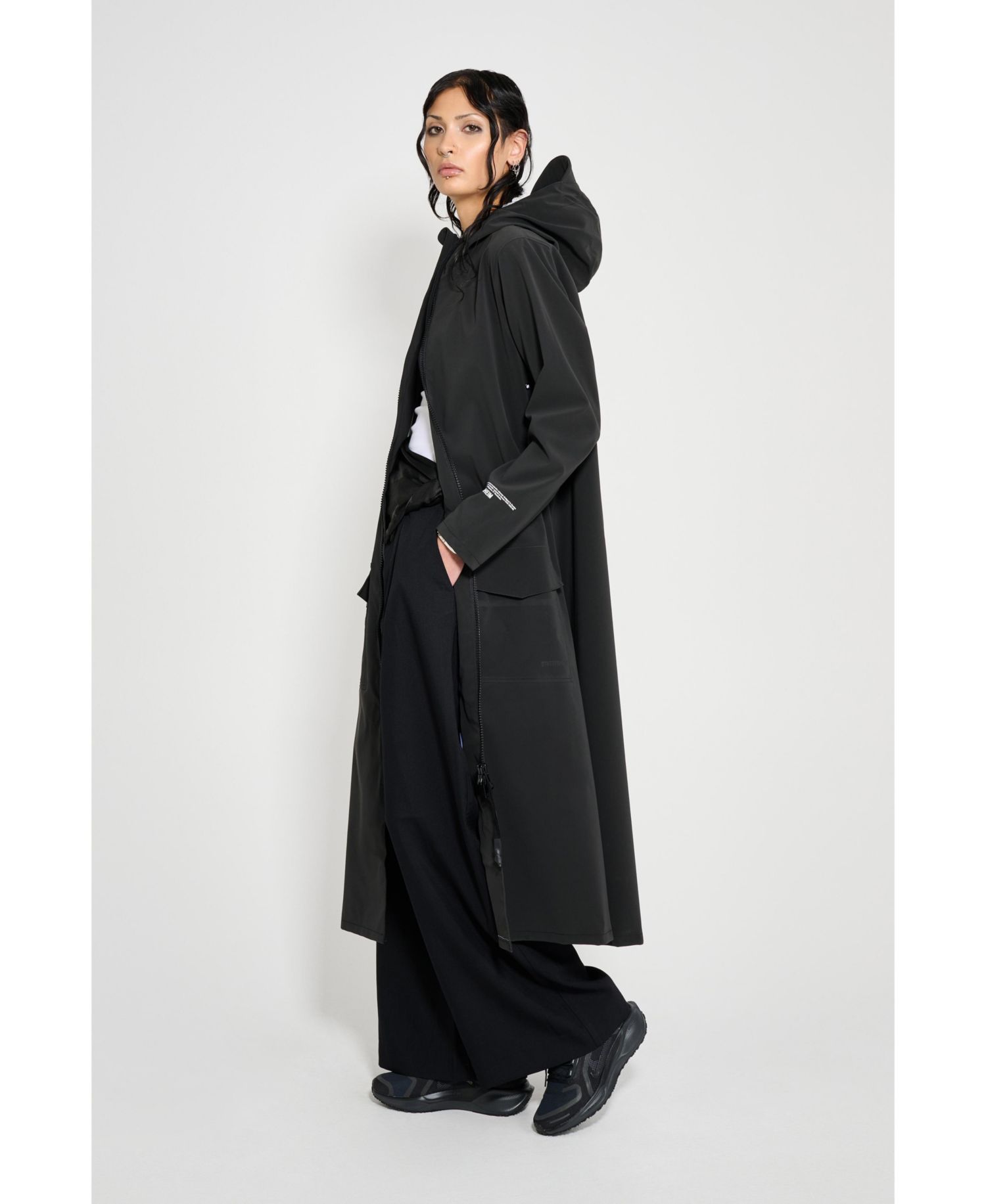 Women's Mosebacke Long Patch Matte Raincoat