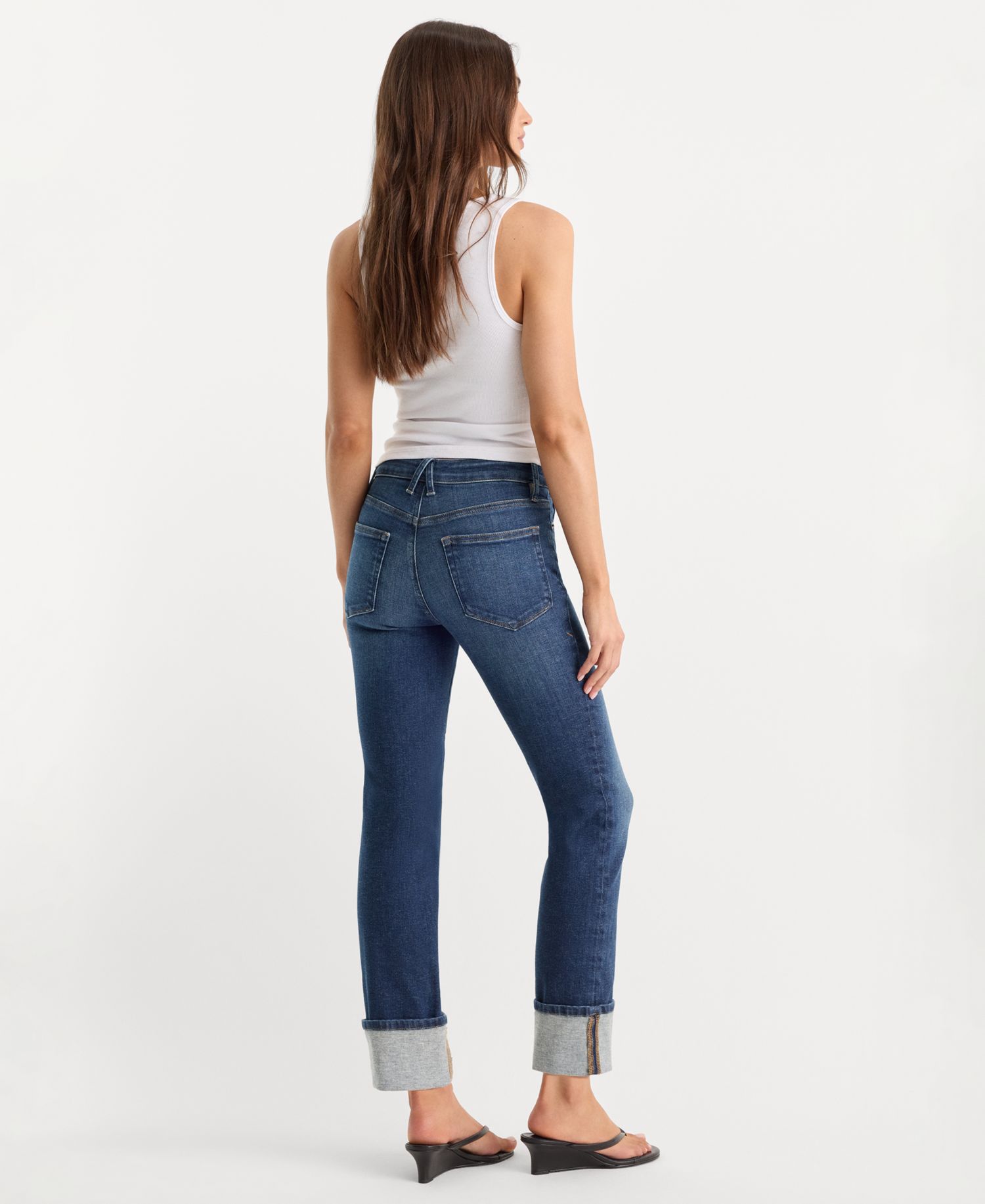 Women's Straight Mid-Rise Jeans