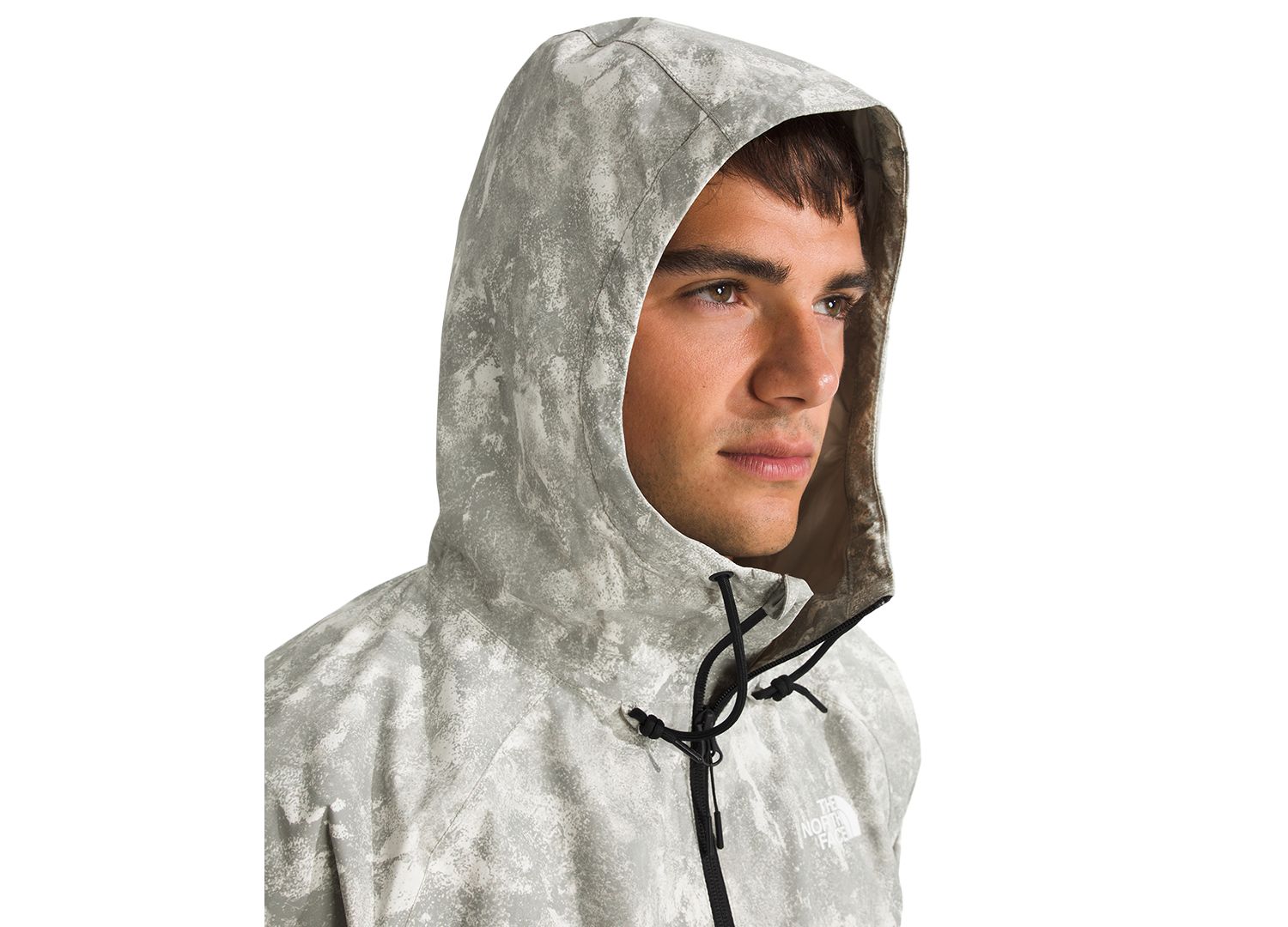 Men's Print Antora Rain Hooded Jacket