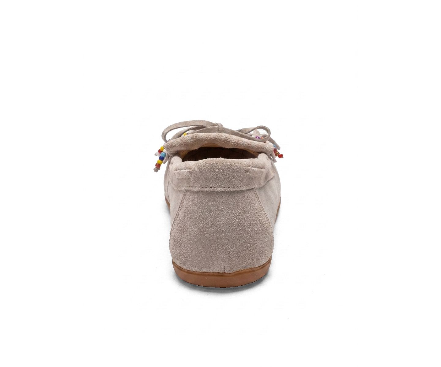 Женские туфли Forever & Always Shoes Evelyn Leather Loafer, цвет: Бежевый замшевый — фото 3