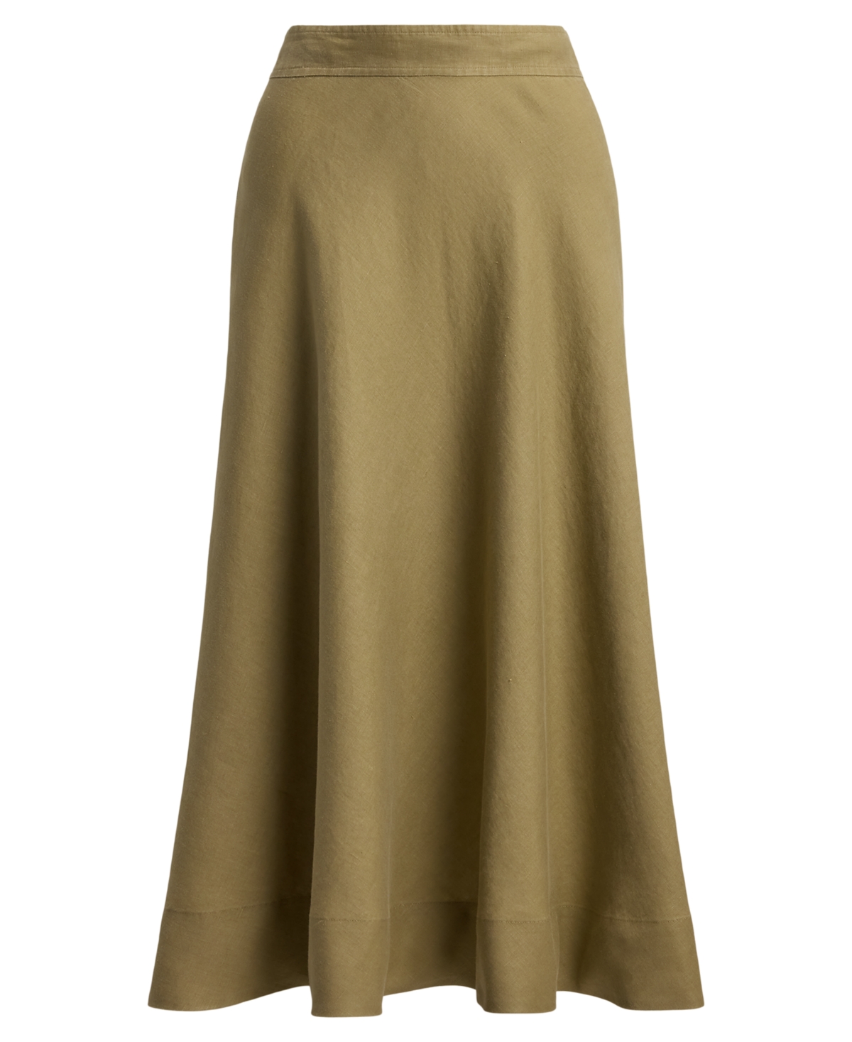 Lauren Ralph Petite Drapey A-Line Midi Skirt