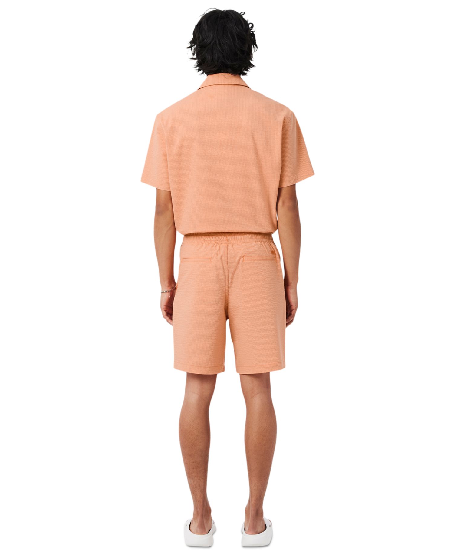 Men's Seersucker Relaxed-Fit Shorts