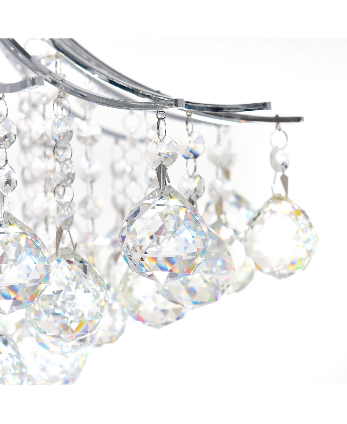 Cwi Lighting Princess 20" Metal 6-Light Crystal Flush Mount