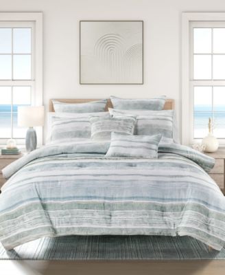 Surf Stripe 3-Piece Comforter Set, King/California King