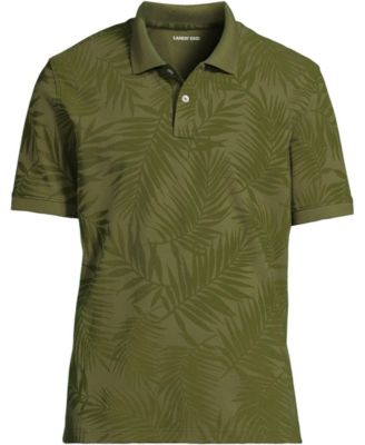 Men's Short Sleeve Pique Printed Polo