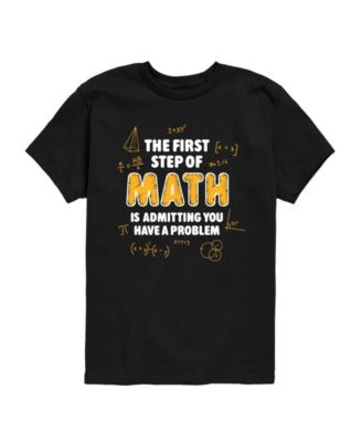Boys' 8-20 The First Step Of Math Short-Sleeve Graphic T-Shirt