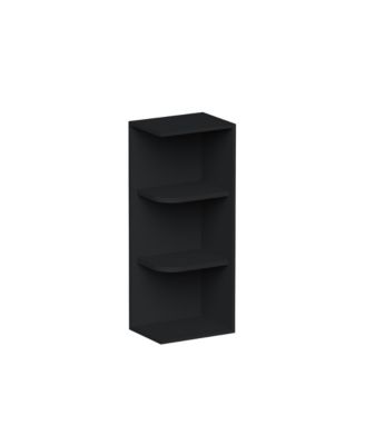 30 Inch Height Wall Shelves, Ready to Assemble Kitchen Open Shelves Solid Wood Frame 2 Adjustable Storage Shelves