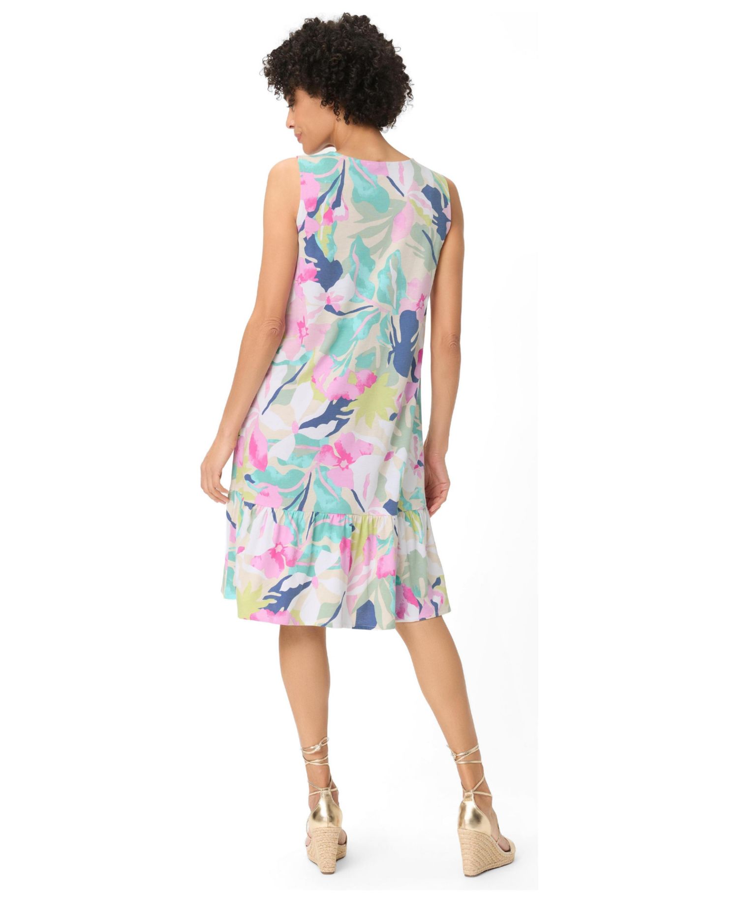 Women's Floral Sleeveless Dress
