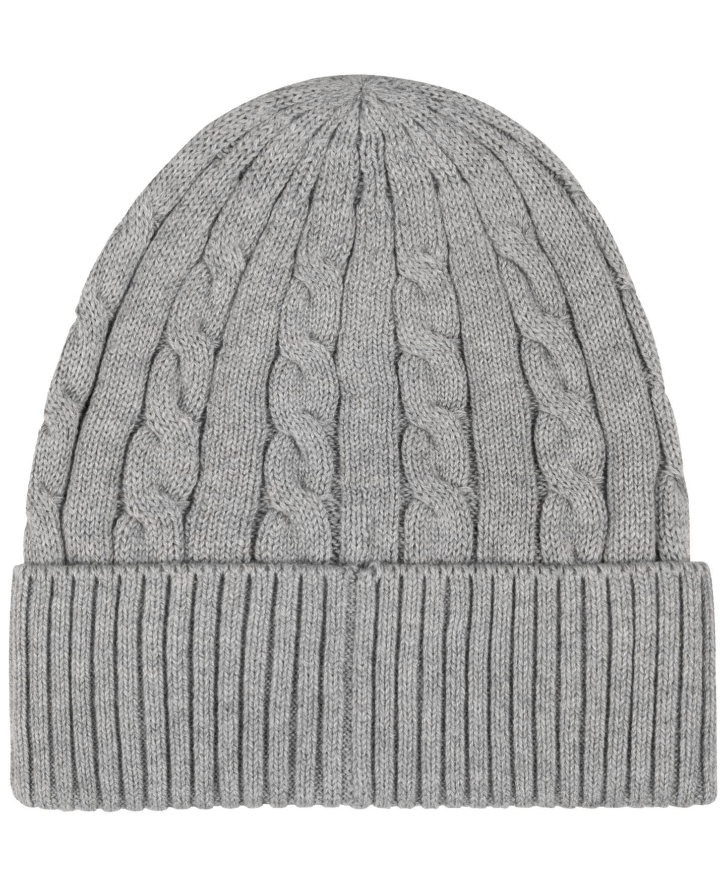 Мужская шапка Polo Ralph Lauren Cashmere Cable Beanie Hat, цвет: Меланжевый — фото 2
