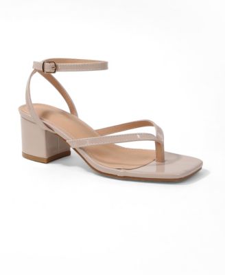 Women's Eli Minimal Block Heel Thong Sandals