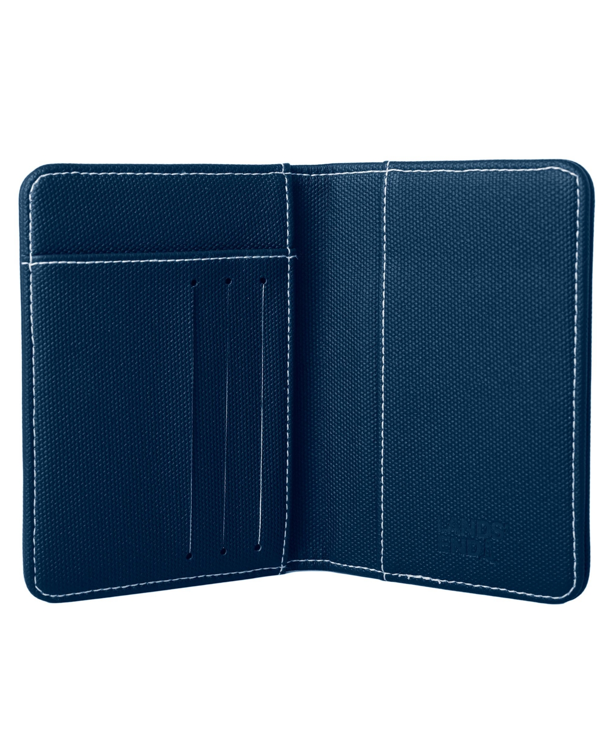 Lands' End Passport Holder for Travel, Passport Cover for Men and Women, Travel Folio