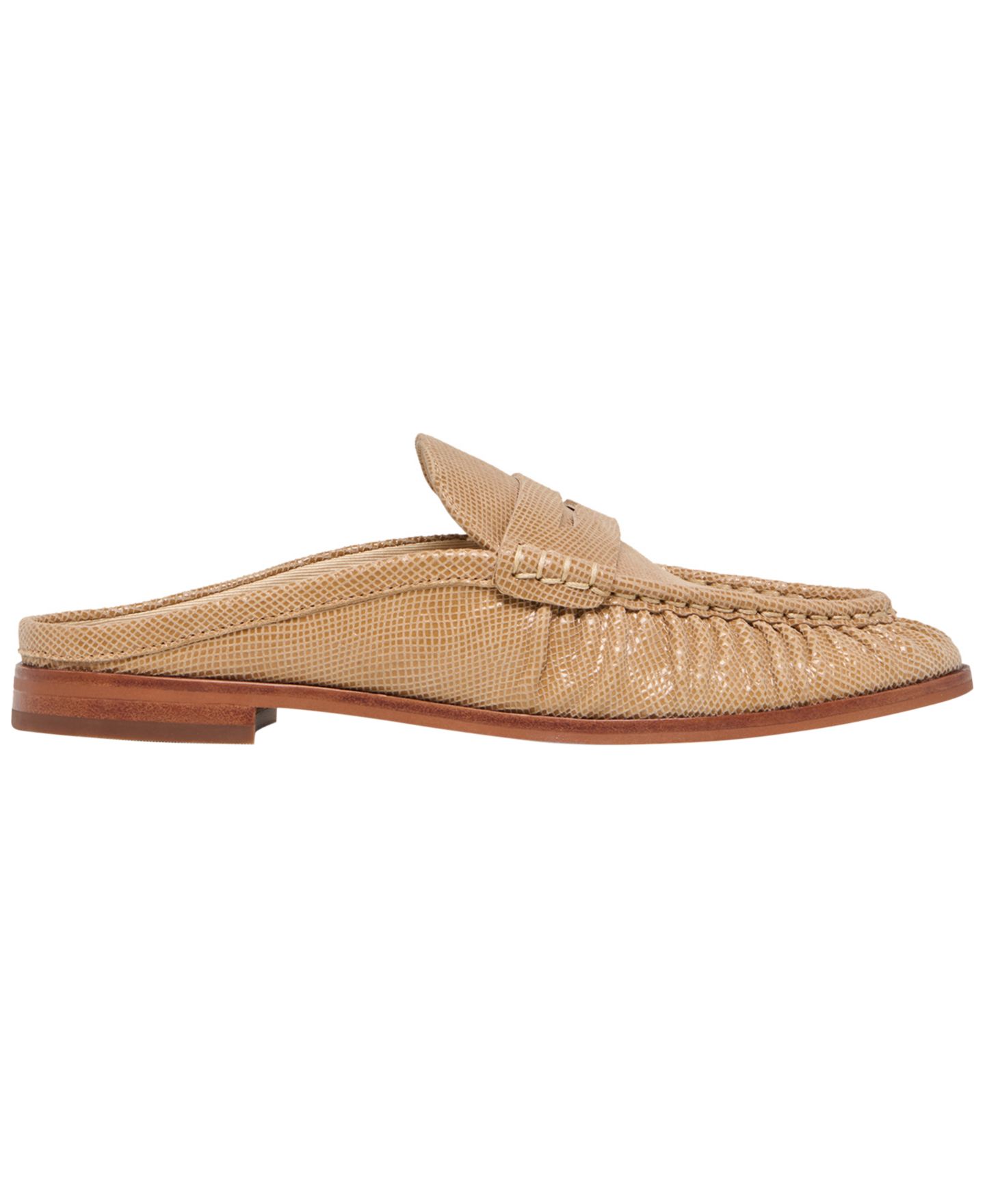Женские сабо Dolce Vita Betzy Slip-On Loafer Mules, цвет: Латте кожаный — фото 2