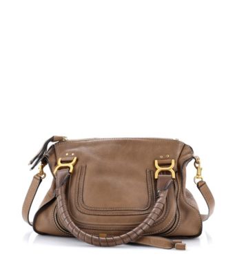 Medium Marcie Satchel Leather
