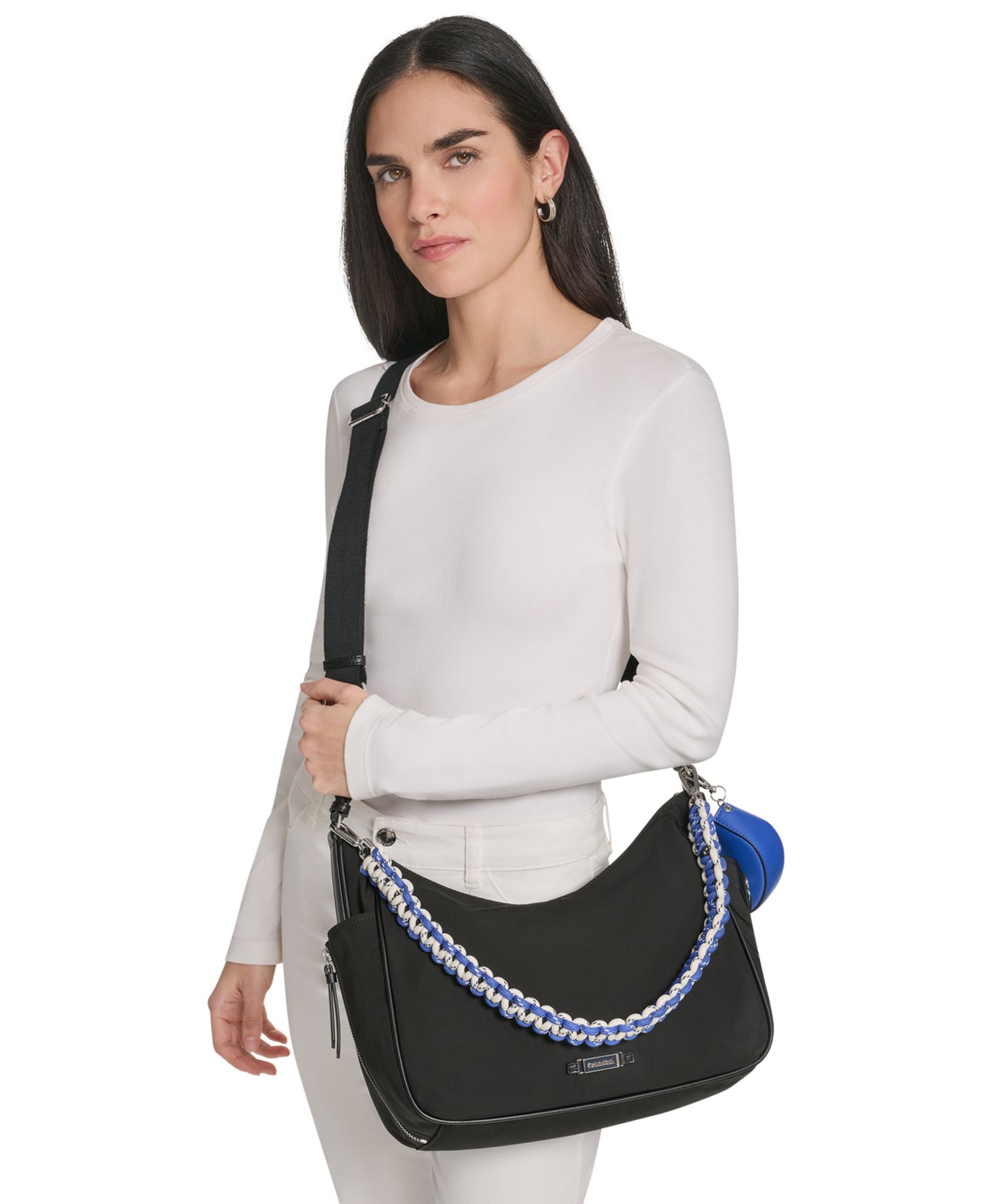 Zulle Nylon Medium Hobo Handbag