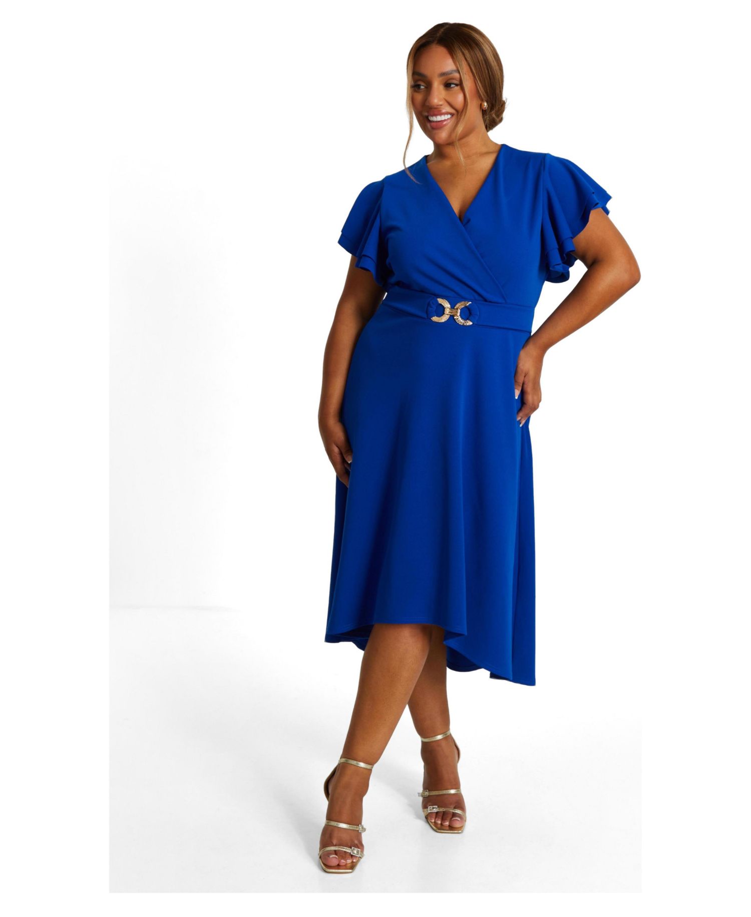 Women's Plus Size Dip Hem Dress
