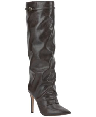 Women's Paeril Buckle Slouch Stiletto Boots, Regular & Wide Calf