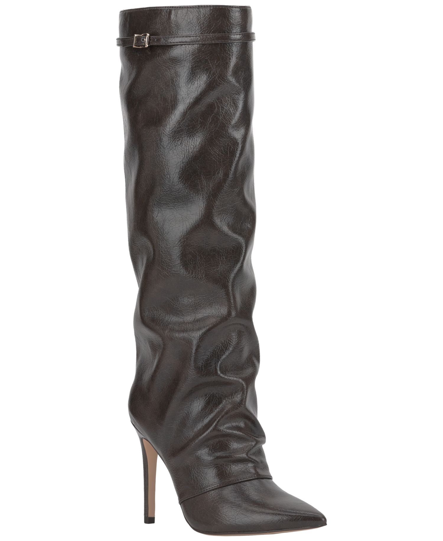 Women's Paeril Buckle Slouch Stiletto Boots, Regular & Wide Calf