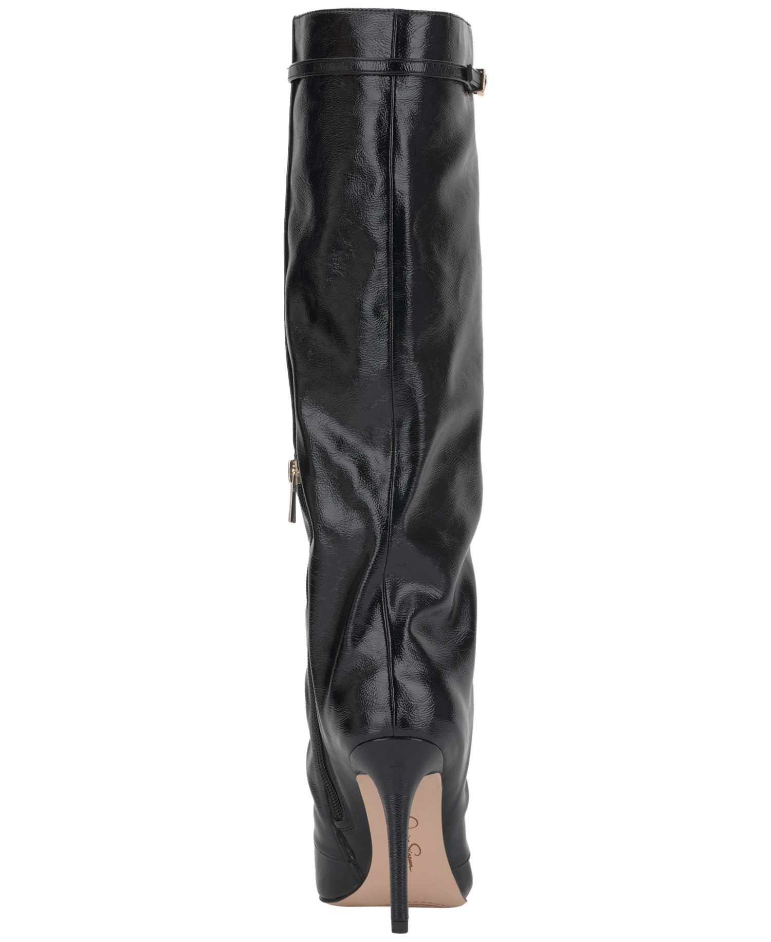 Women's Paeril Buckle Slouch Stiletto Boots, Regular & Wide Calf