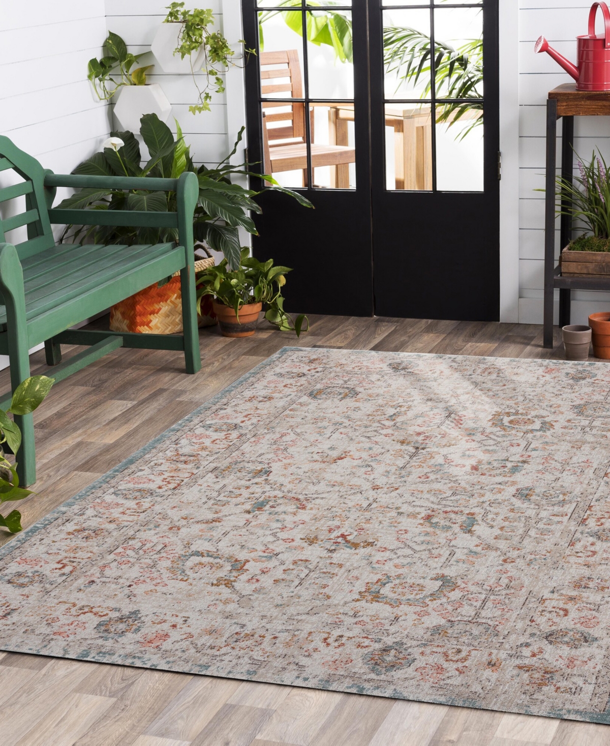 Closeout! Lr Home Heirloom HRL8145A 5'3" x 7'10" Outdoor Area Rug