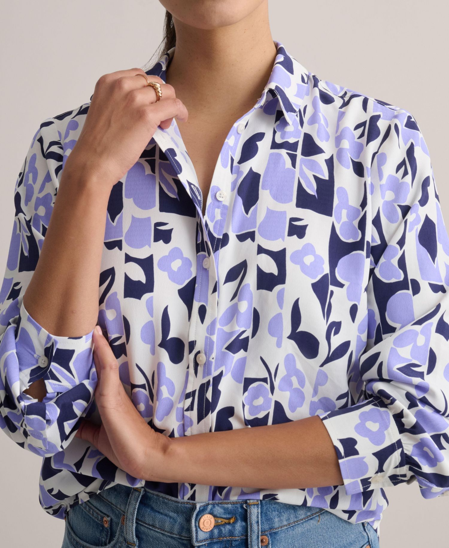 Women's Floral Print Odette Shirt