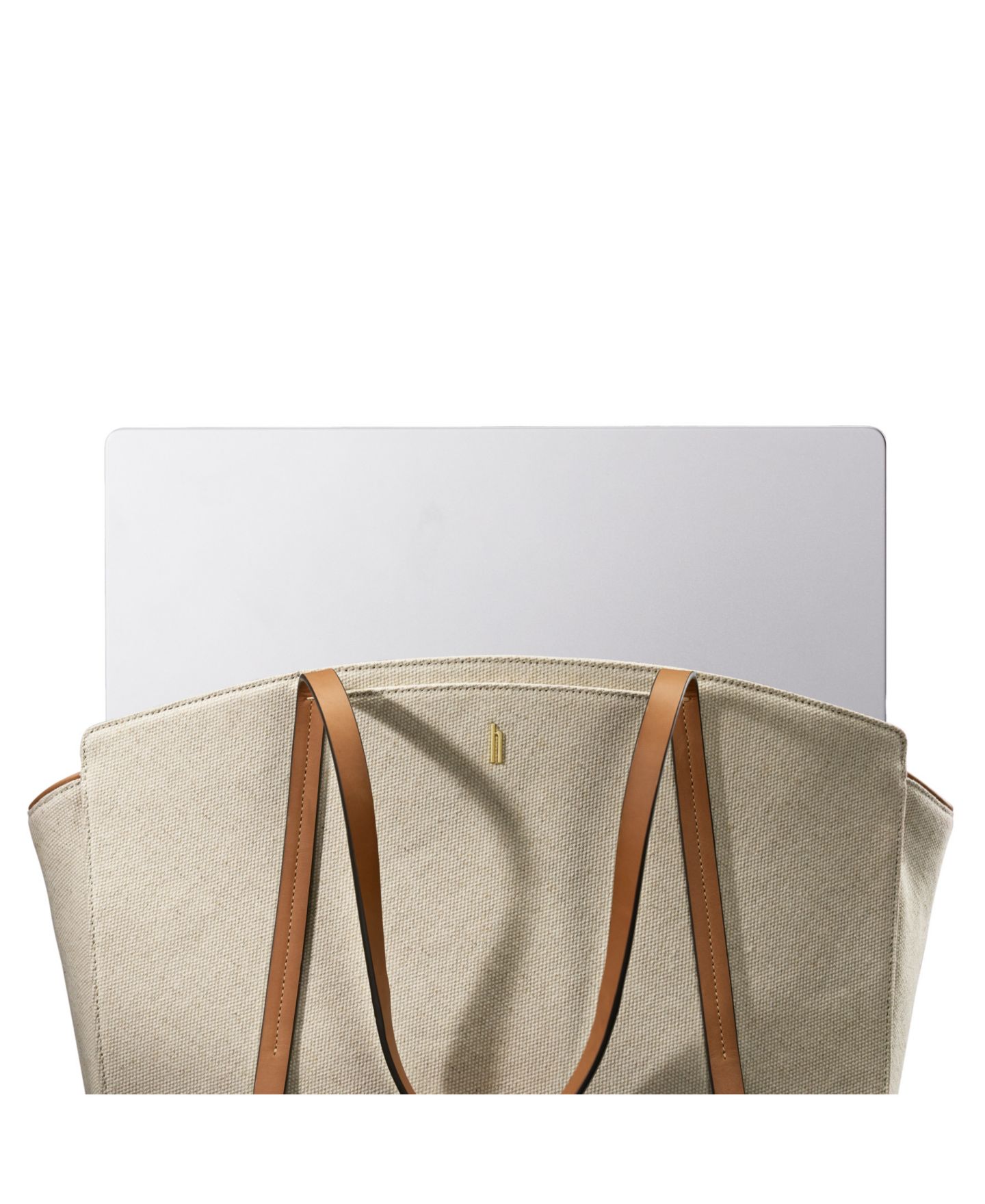 Женская сумка Hartmann Reserve Carryall Tote, цвет: Экрю — фото 6
