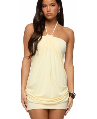 Women's Lugenia Draped Halter Mini Dress