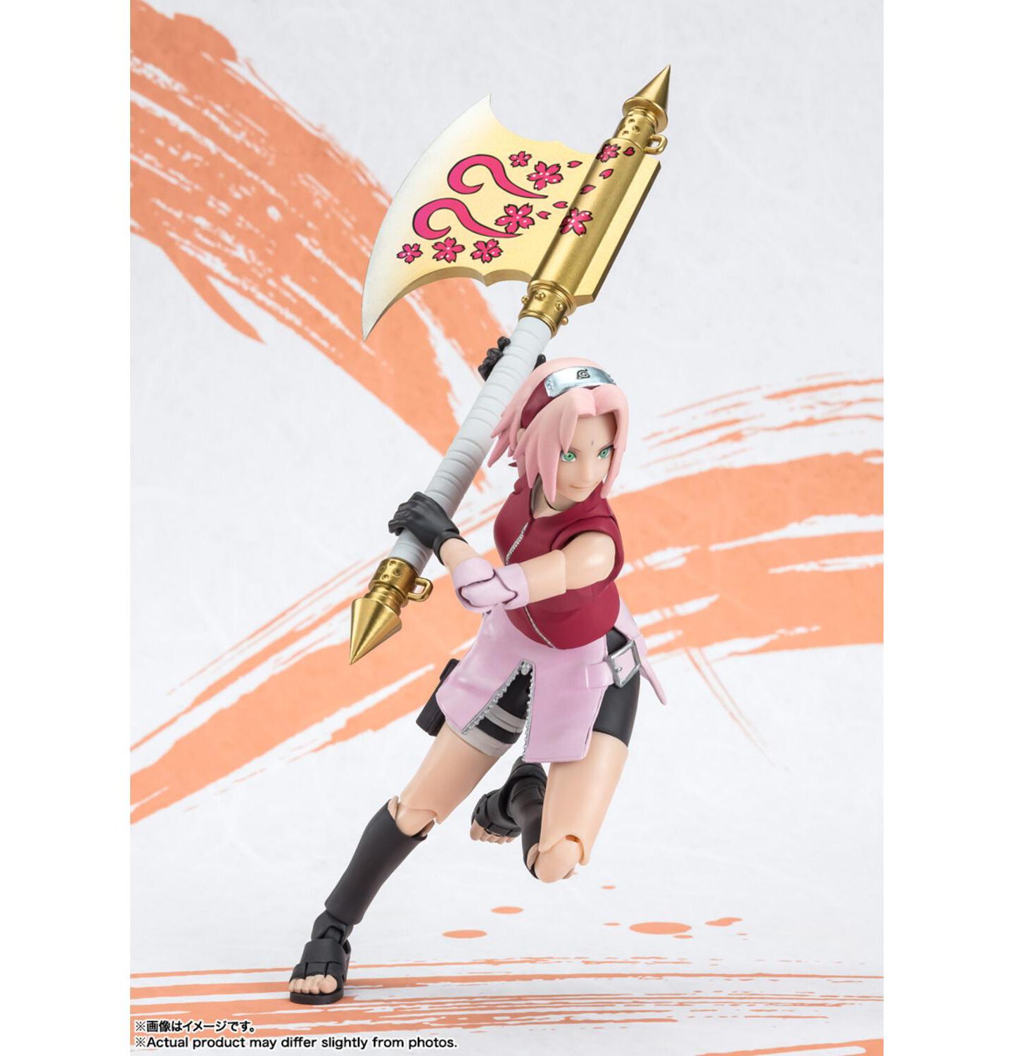 Фигурка Bandai Tamashii Nations S.H.Figuarts Sakura Haruno Naruto Narutop99 Edition Action Figure, 15+ Years — фото 2