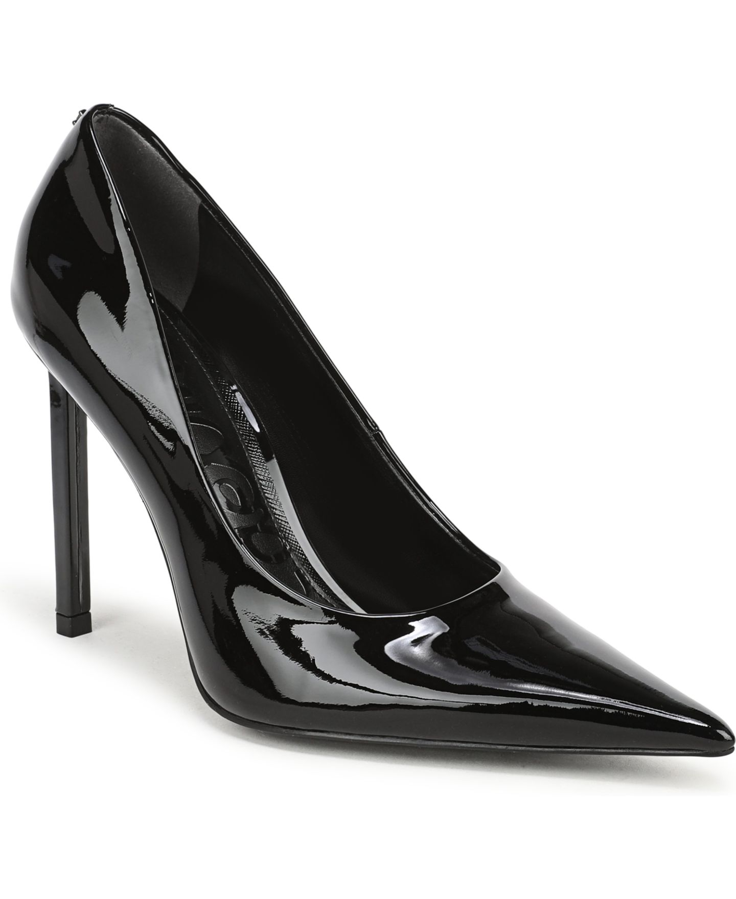 Женские туфли Sam Edelman Talula Slip-On Pumps, цвет: Чёрная лаковая кожа — фото 1