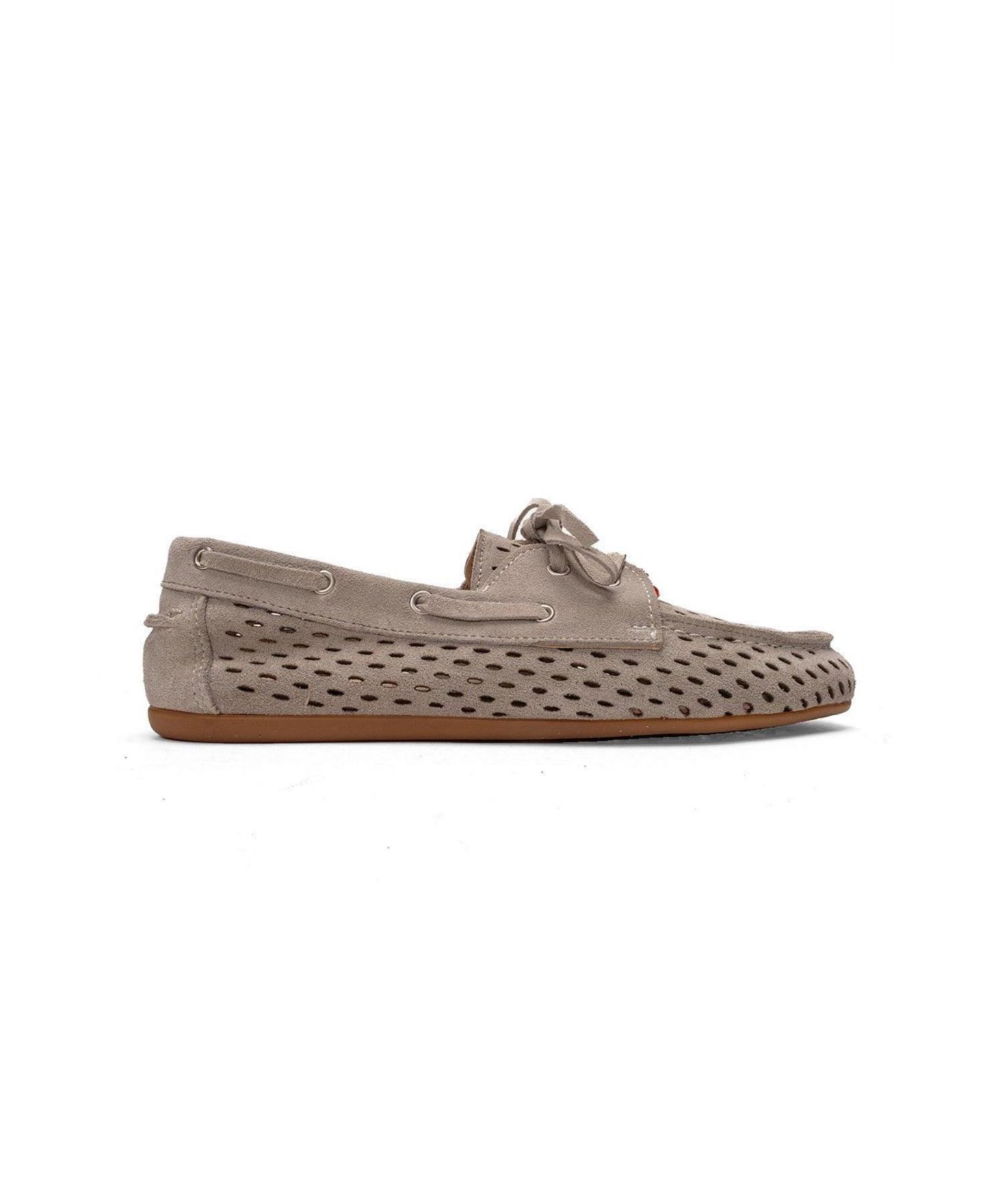 Женские туфли Forever & Always Shoes Stevo Leather Lace Up Loafer, цвет: Бежевый замшевый — фото 2