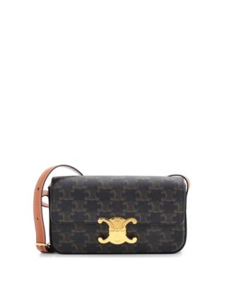 Triomphe East-West Shoulder Bag Triomphe Coated Canvas