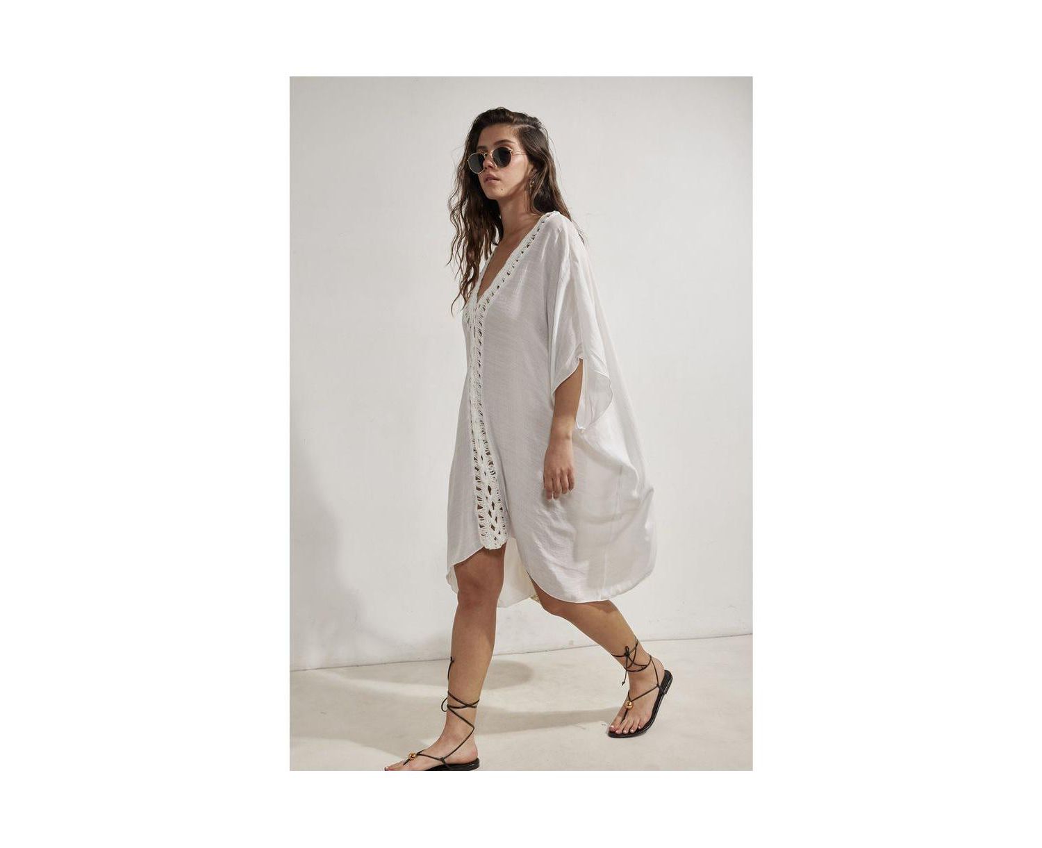 Women's Corfu Short Kaftan Cover-Up