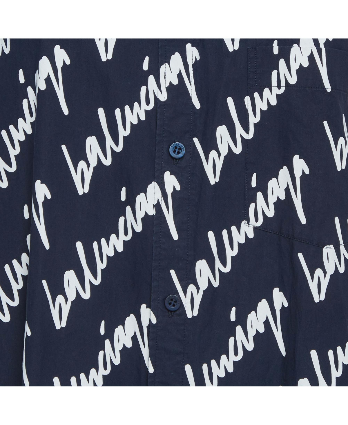 Pre-Owned Balenciaga Women's Printed Cotton Midi Dress