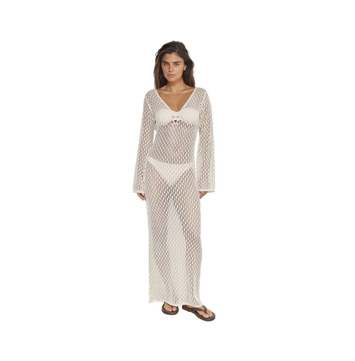 Gottex Beach Life Women's Element Maxi Dress Cover-Up - Cream