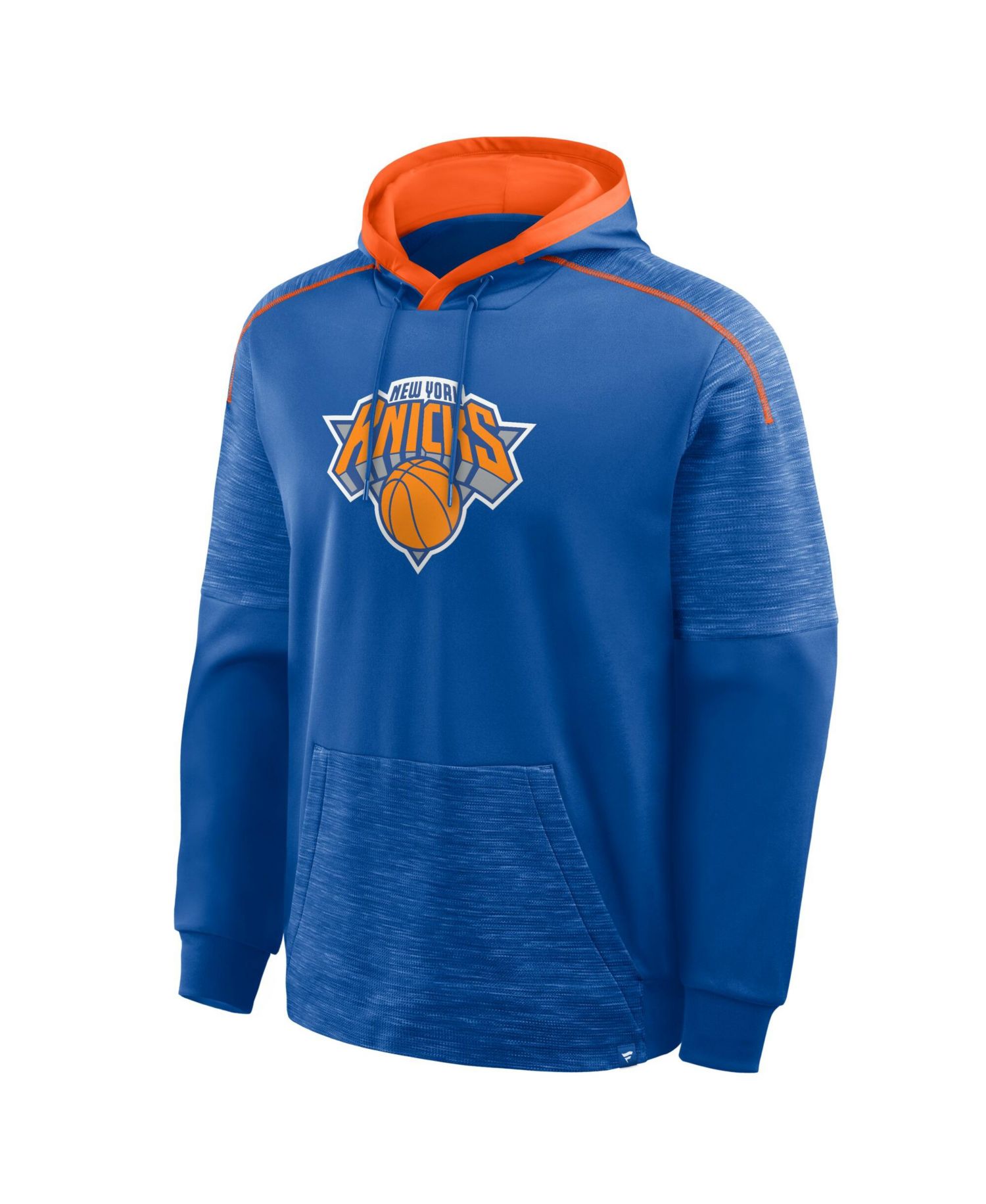 Men's Blue New York Knicks Pick Roll Defender Pullover Hoodie