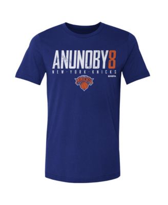 Men's OG Anunoby Blue New York Knicks Elite Player T-Shirt