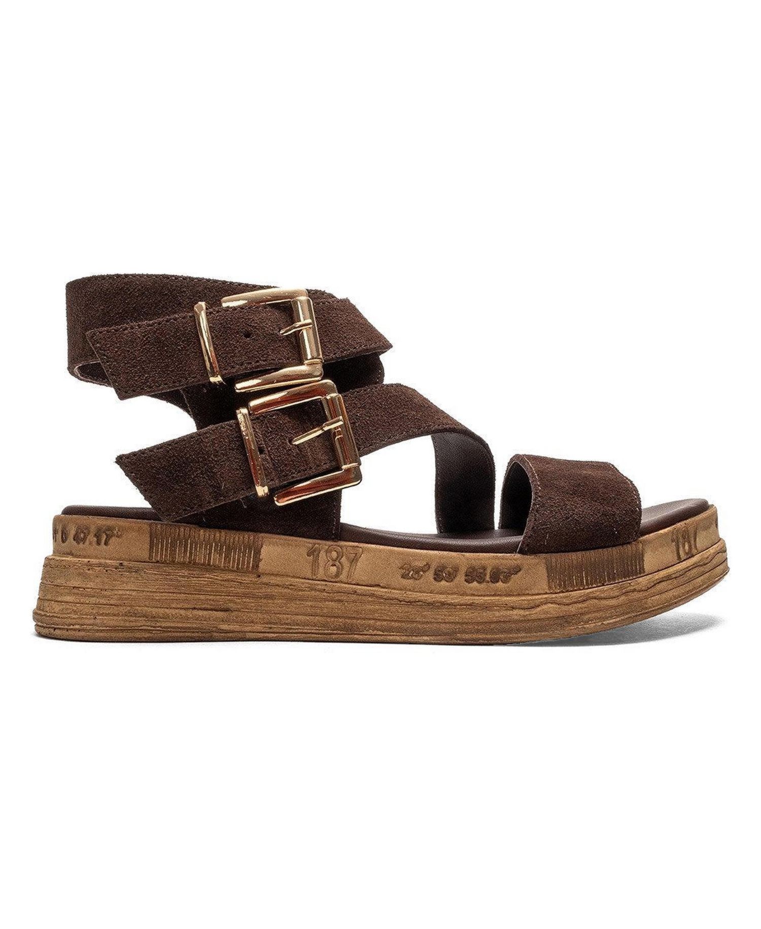 Women's Lorentis Leather Double Buckle Sandal