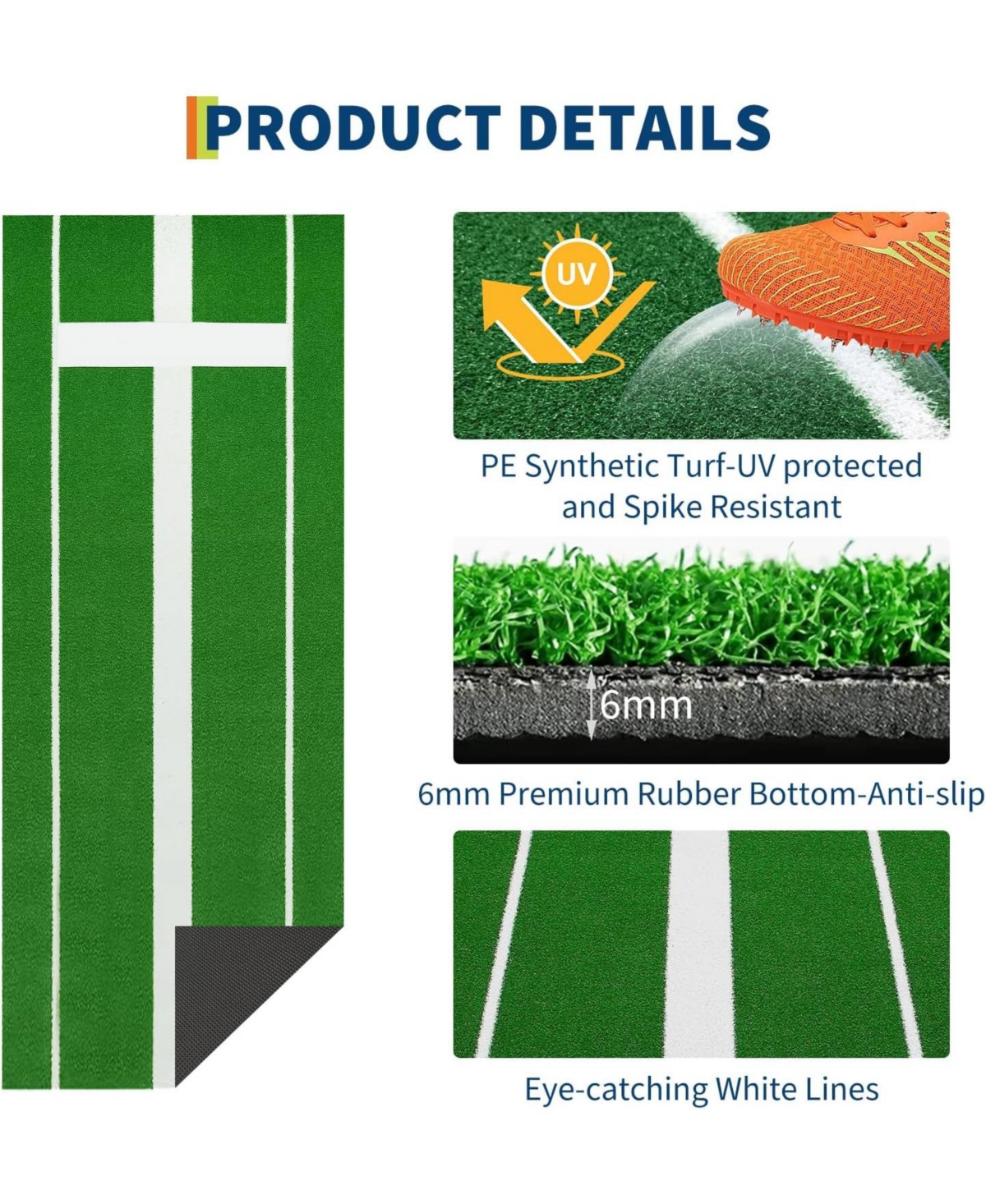Xo 10'x3' Softball Pitching Mat