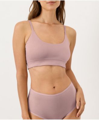 Women's Everyday Strappy Scoop Bralette Made With Organic Cotton