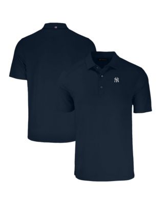 Men's Navy New York Yankees Forge Eco Stretch Polo Shirt