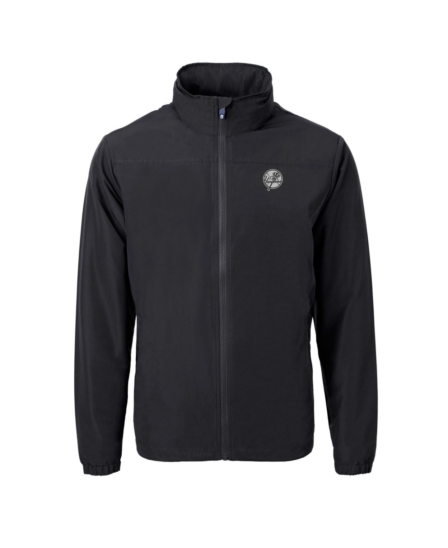Мужская куртка Cutter & Buck Black New York Yankees Charter Eco Full-Zip Hoodie Jacket — фото 2