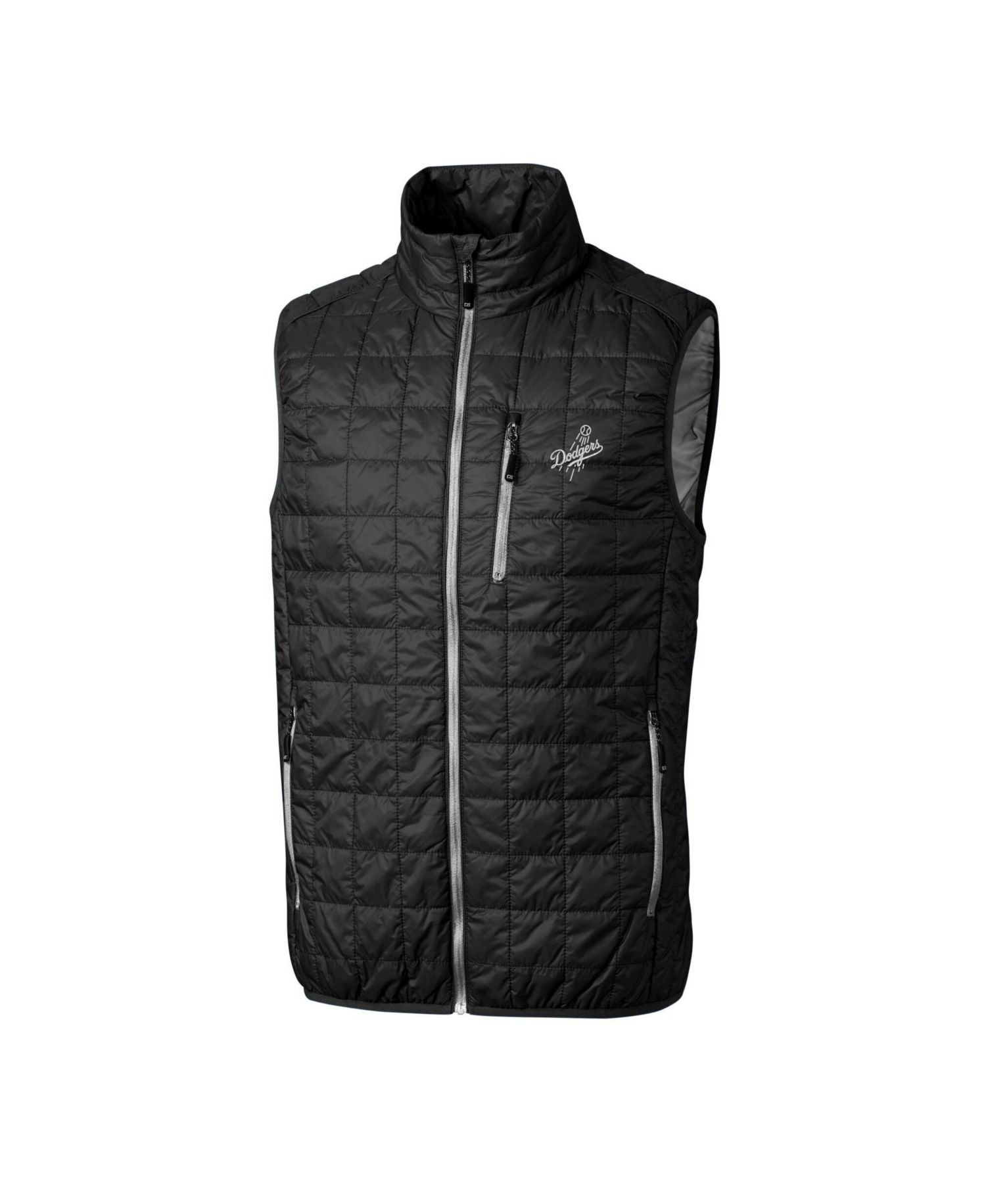 Men's Black Los Angeles Dodgers Rainier PrimaLoft® Eco Insulated Full-Zip Puffer Vest