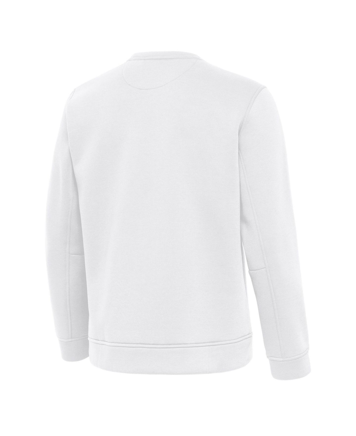 Мужская толстовка Antigua White Los Angeles Dodgers Relevant Lightweight Pullover — фото 3