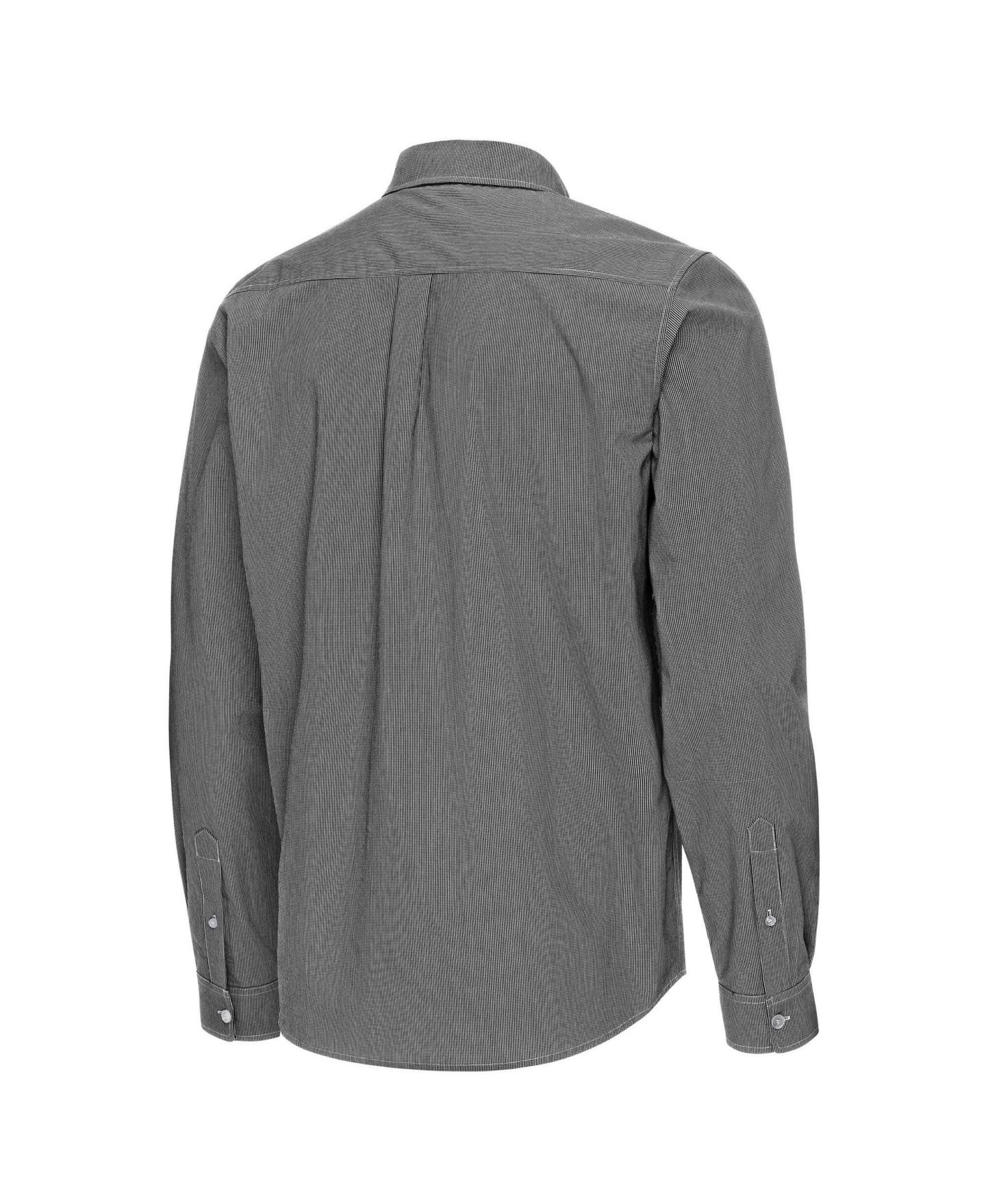 Мужская рубашка Antigua Black New York Yankees Porter Woven Long Sleeve Button-Down — фото 3