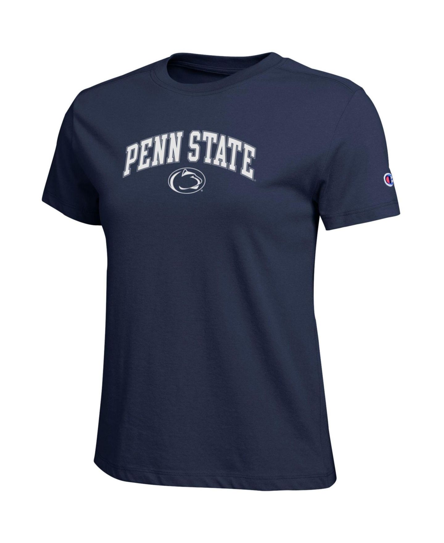 Женская футболка Champion Navy Penn State Nittany Lions Arched Over Logo — фото 2