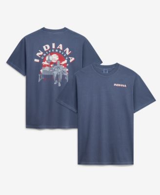 Men's Navy Indiana Hoosiers Comfort Colors Team Statue T-Shirt