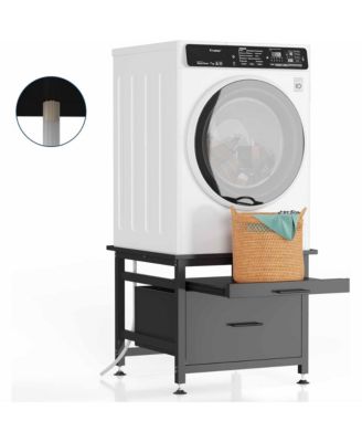 Bathroom Storage Cabinet, 29 Inch Metal Organizer with Pull Out Shelf and Storage Drawer for Bathroom