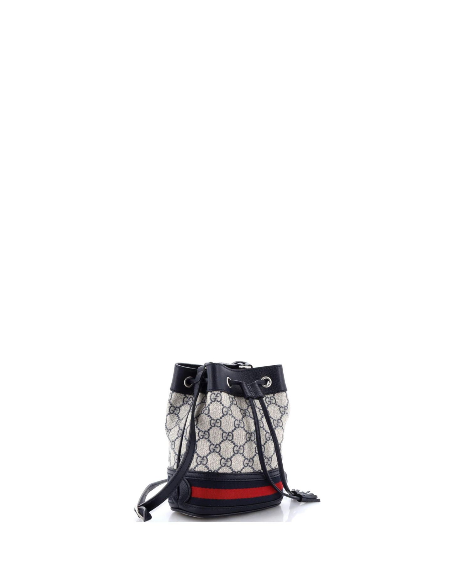 Mini Ophidia Bucket Bag GG Coated Canvas