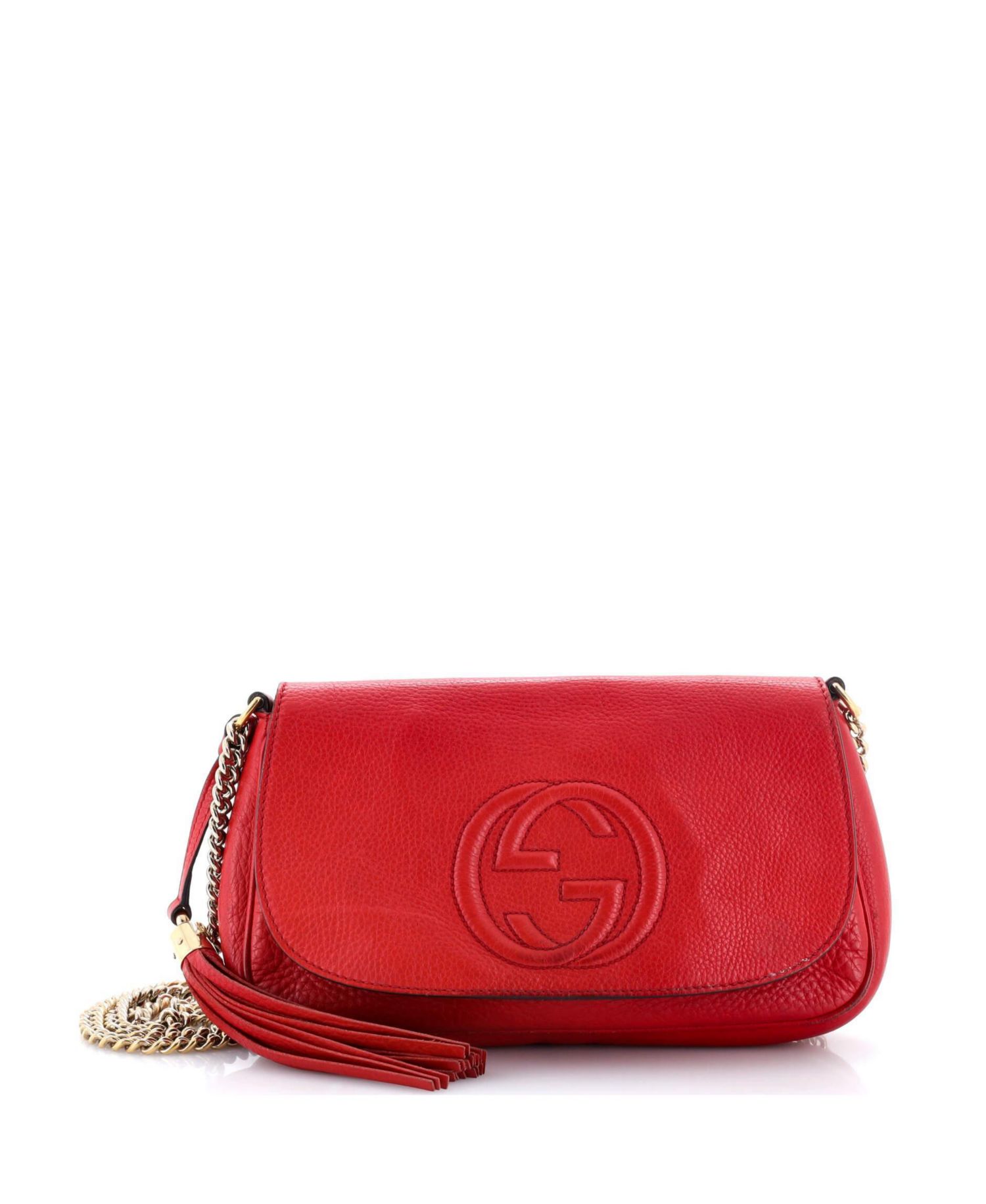 Medium Soho Chain Crossbody Bag Leather